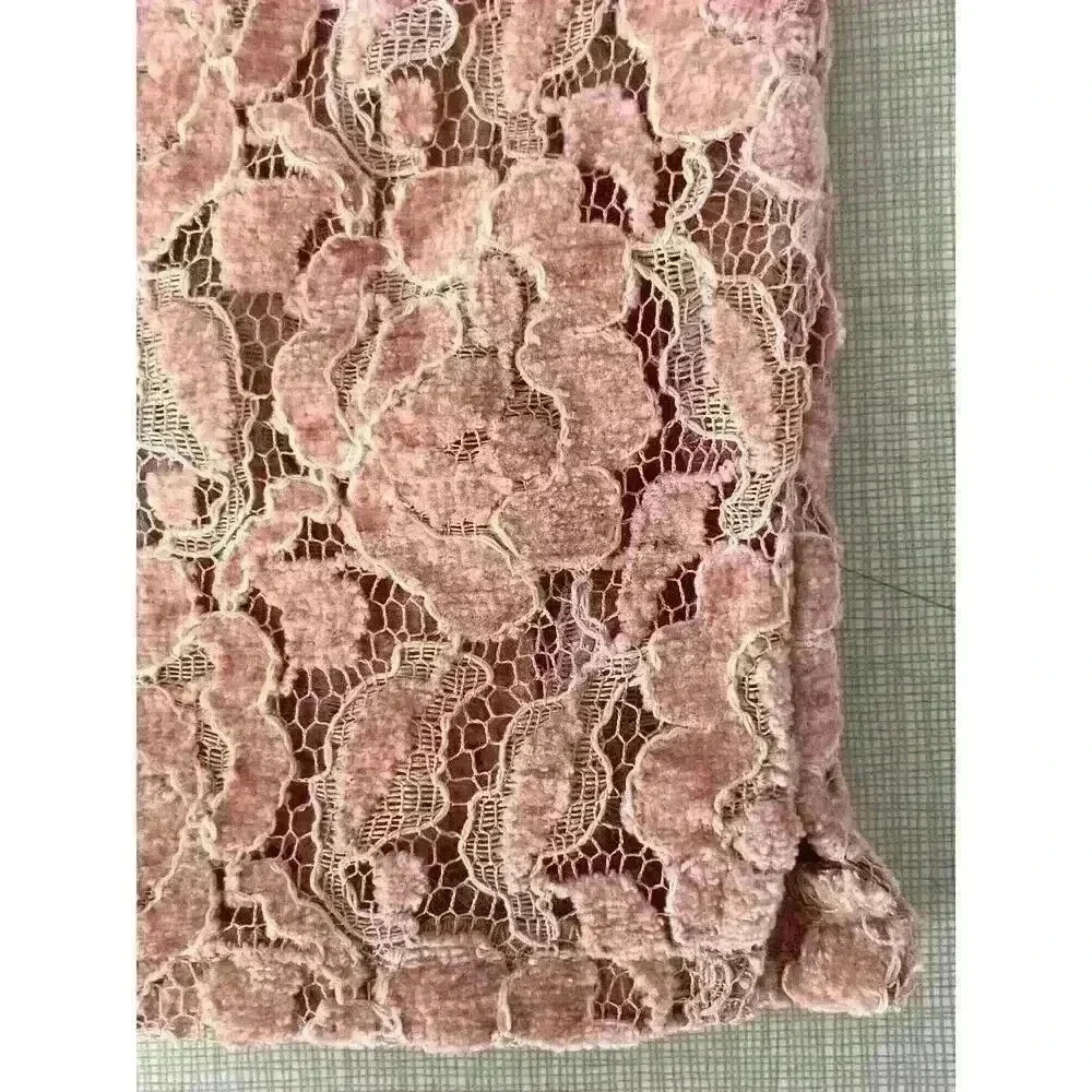 Urban Outiftters Sz SM Pink Lace Cropped Shirt Cottage Core Romantic Fairy - Picture 7 of 12